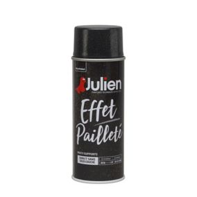 Peinture aérosol Color Touch multi supports Julien effet pailleté argent 400ml