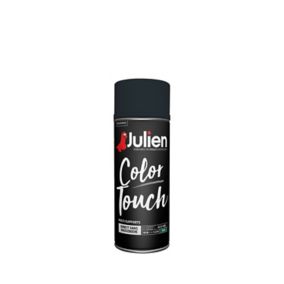 Peinture aérosol Color Touch multi supports Julien satin noir RAL 9005 400ml