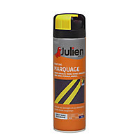 Peinture aérosol de marquage multi supports Julien fluo jaune 500ml
