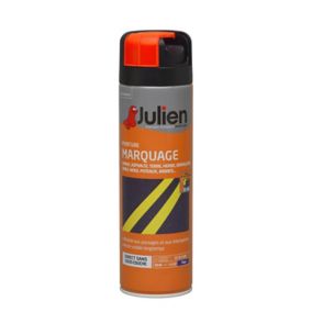 Peinture aérosol de marquage multi supports Julien fluo orange 500ml