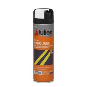 Peinture aérosol de marquage multi supports Julien mat blanc 500ml