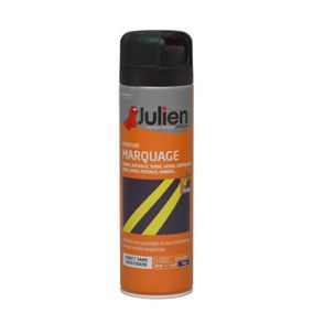 Peinture aérosol de marquage multi supports Julien mat noir 500ml