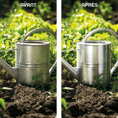 Peinture aérosol galva Relook tout Maison Deco gris métalissé 400ml