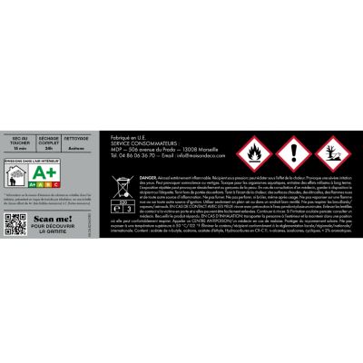 Peinture aérosol galva Relook tout Maison Deco gris métalissé 400ml