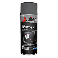 Peinture aérosol magnétique Julien mat gris 400ml