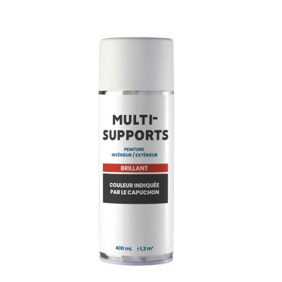 Peinture aérosol multi-supports brillant blanc 400ml