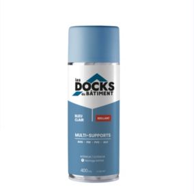 Peinture aérosol multi-supports Les Docks du bâtiment brillant bleu clair 400ml