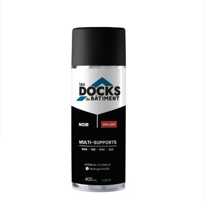 Peinture aérosol multi-supports Les Docks du bâtiment brillant jaune ultra 400ml main image 0