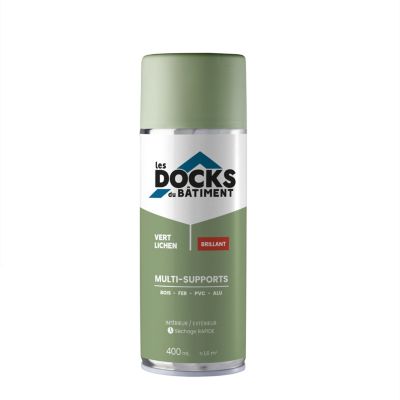 Peinture aérosol multi-supports Les Docks du bâtiment brillant jaune ultra 400ml main image 1