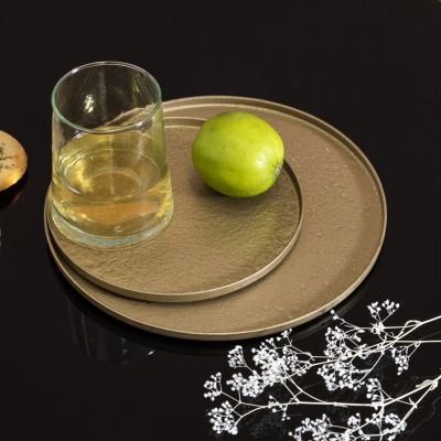 Peinture aérosol Relook tout Maison Déco or martelé doré 400ml