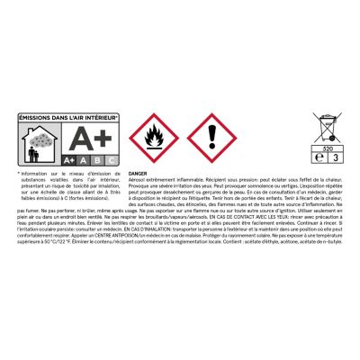 Peinture aérosol Relook tout Maison Déco or martelé doré 400ml