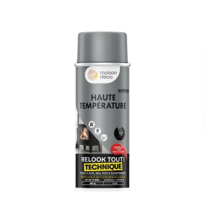 Bombe Aérosol Peinture Bleue Simoniz VHT - Haute Température (très Haute), 500ml, Séchage Rapide, UK