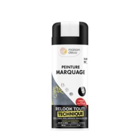 Peinture aérosol Relook tout technique spécial marquage Maison Déco blanc mat 400ml