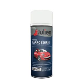 Peinture aérosol spécial carrosserie Julien brillant blanc pur RAL 37070 400ml