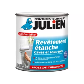 Peinture anti condensation cuisines et salles de bains Julien mat blanc mat 0,75L