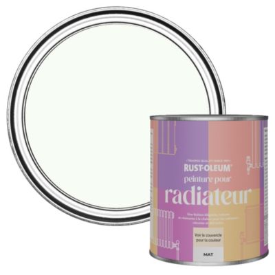 Peinture Blanche Résistante à la chaleur pour Radiateur, Finition Mate - RUST-OLEUM - Immobile 750ml