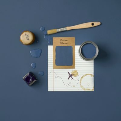 Peinture Bleue pour Boiseries de Salle de Bains, Brillante - RUST-OLEUM - Encre bleue 750ml