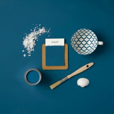Peinture Bleue pour Meubles mate effet poudré Chalky - RUST-OLEUM - Cobalt 750ml