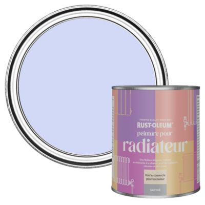 Peinture Bleue Violette Résistante à la chaleur pour Radiateur, Finition Satinée - RUST-OLEUM - Sirène 750ml