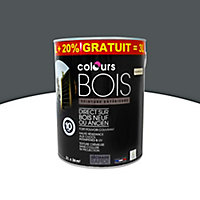 Peinture bois Colours bitume satin 2,5L + 20% gratuit