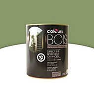 Peinture bois extérieur Colours vert Provence satin 2,5L