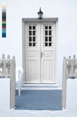 Peinture bois extérieur blanc RAL 9016 satin Tollens 2 L