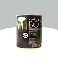 Peinture bois extérieur Colours gris aluminium satin 0,5L