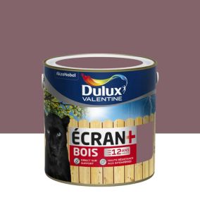 Peinture bois extérieur Ecran+ Bois Dulux Valentine satin orage RAL 5014 2L