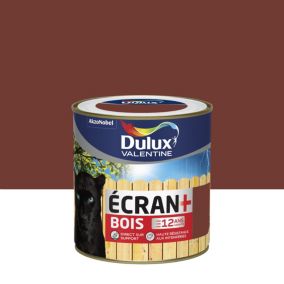 Peinture bois extérieur Ecran+ Bois Dulux Valentine satin ton bois RAL 8015 0,5L