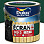 Peinture bois extérieur Ecran+ Bois Dulux Valentine satin vert basque RAL 6005 2L