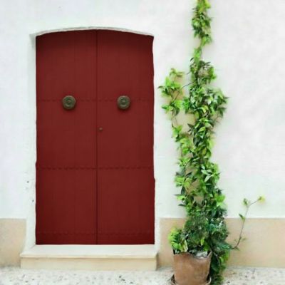 Peinture bois extérieur rouge basque RAL 3004 satin Syntilor Ultra Protect 2.5 L