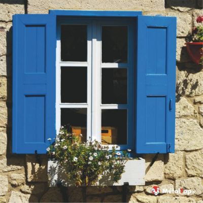 Peinture Bois Exterieur - Rouge rubis - RAL 3003 - Bombe 400 ml - Métaltop