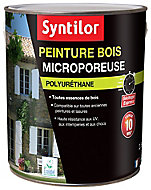 Peinture bois microporeuse intérieur extérieur vert olivie Syntilor 2,5L