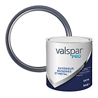 Peinture boiseries et métal extérieur Valspar Pro satin base 1 - 2,5L
