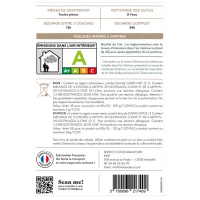 Peinture boiseries Maison Déco Relook bois effet bois flotté 750ml