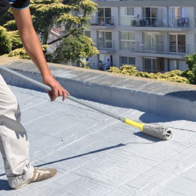 Peinture Caoutchouc Imperméable ECO (Gris, 20kg) - Imperméabilisation pour toitures, terrasses extérieures...