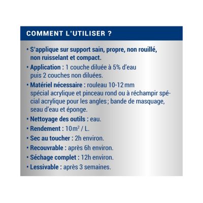 Peinture cave & sous-sol intérieur satin Ripolin 2,5L