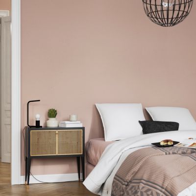 Peinture couleur 2 en 1 velours GoodHome granit rose 2,5L
