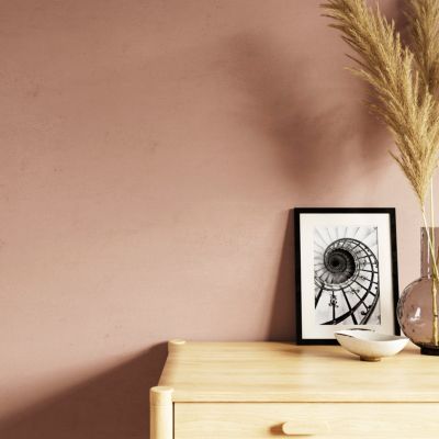 Peinture couleur 2 en 1 velours GoodHome granit rose 2,5L