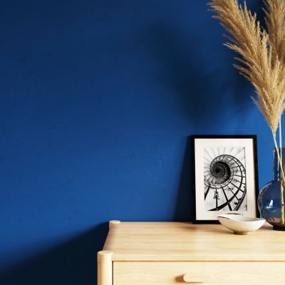 Peinture couleur 2 en 1 velours GoodHome lapis lazuli 2,5L