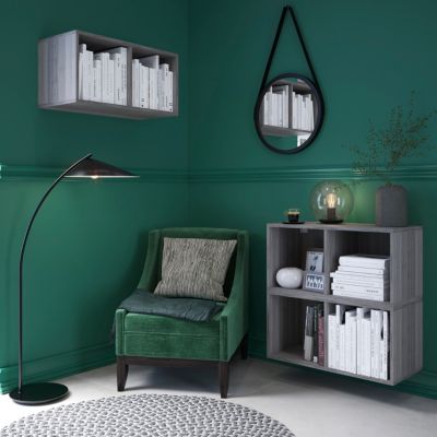 Peinture couleur 2 en 1 velours GoodHome vert néon 2,5L