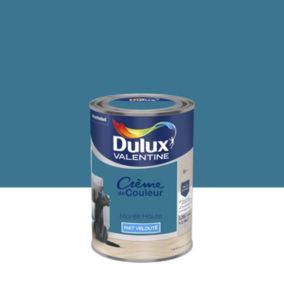 Peinture couleur murs, boiseries et radiateurs Crème de couleur Dulux Valentine marée haute mat velouté 1,25L