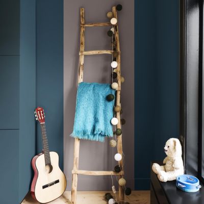 Peinture couleur murs, boiseries et radiateurs Crème de couleur Dulux Valentine marée haute satin 1,25L
