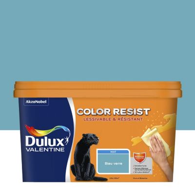 Peinture Color Resist Mat Zinc Bleu 2,5L - DULUX VALENTINE - le Club