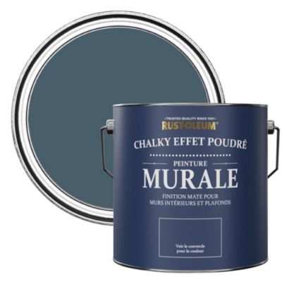 Peinture Crème pour Murs et Plafonds mat profond Chalky - RUST-OLEUM - Crème Fouettée 2,5 L