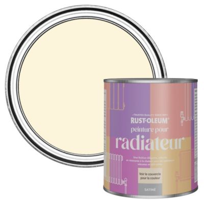 Peinture Crème pour Radiateur, Finition Satinée - RUST-OLEUM - Crème Fouettée 750ml