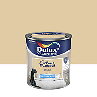 Peinture Crème de Couleur Dulux Valentine mat biscuit 0,5L