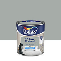 Peinture Crème de Couleur Dulux Valentine mat gris alpaga 0,5L