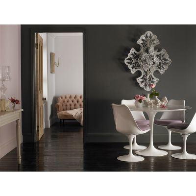 Peinture Crème De Couleur Dulux Valentine satin béton gris 2,5L + 20% gratuit