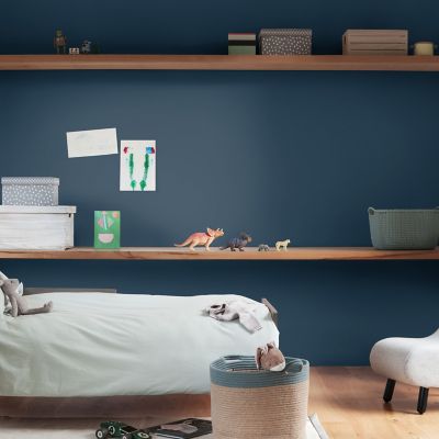 Peinture Crème De Couleur Dulux Valentine satin bleu paon 2,5L + 20% gratuit
